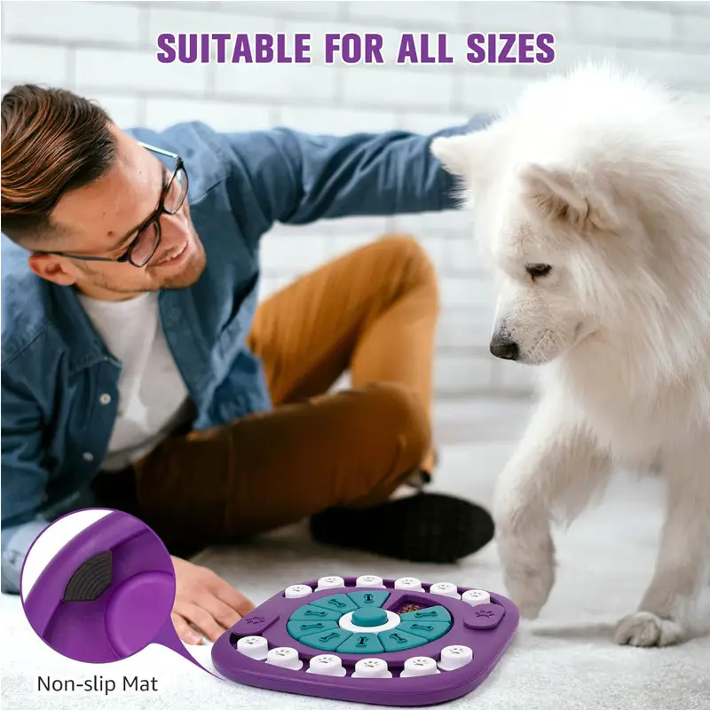 8c70dbde-d484-4fe6-8775-e60b96e4f6bf.jpg PurrPuzzle™ Interactive Dog Puzzle Feeder — Mental Enrichment Slow Feed Toy for Dogs - Image 4