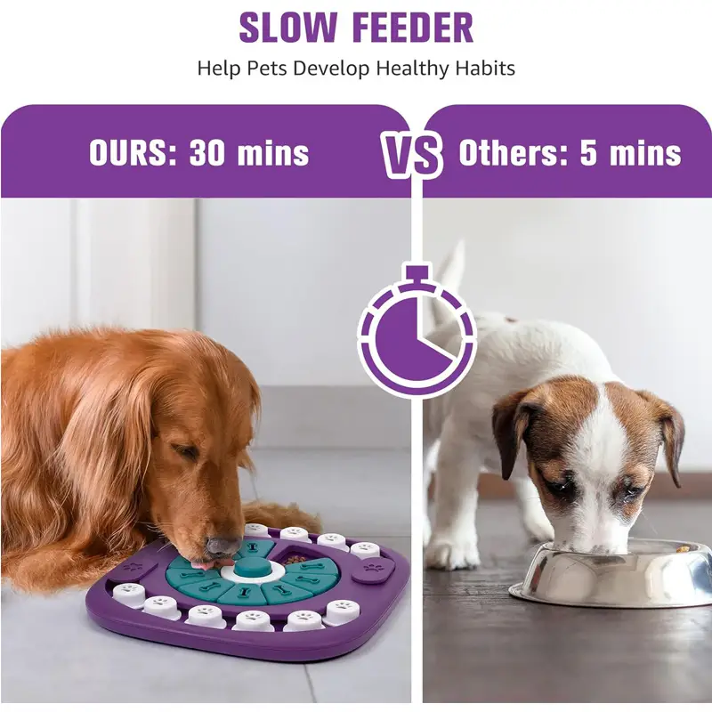 e0c5e29e-2bd0-42e4-8249-599e81aaad81.jpg PurrPuzzle™ Interactive Dog Puzzle Feeder — Mental Enrichment Slow Feed Toy for Dogs - Image 5
